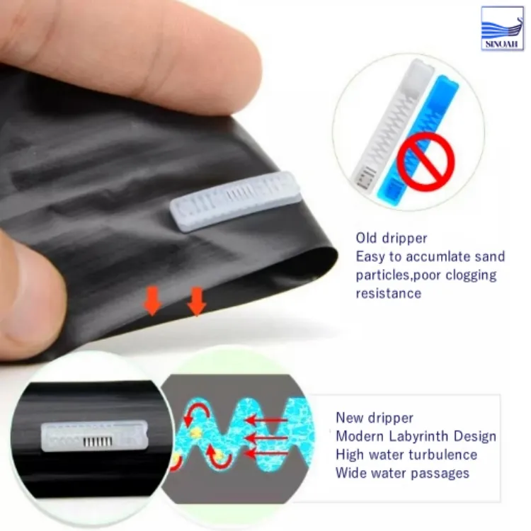 0.15 মিমি ইনার ফ্ল্যাট ড্রিপ সেচ পাইপ